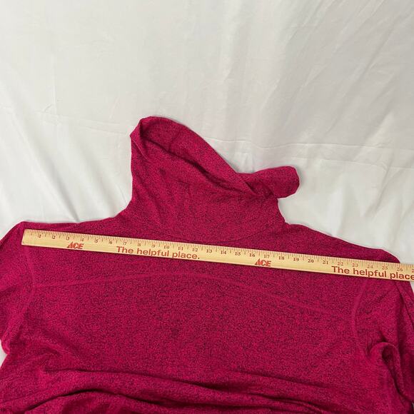 Cozy Cabincore Pink Fuchsia Cowl Neck Romantic Casual Tunic Top Livi Women 18/20 - Picture 9 of 12
